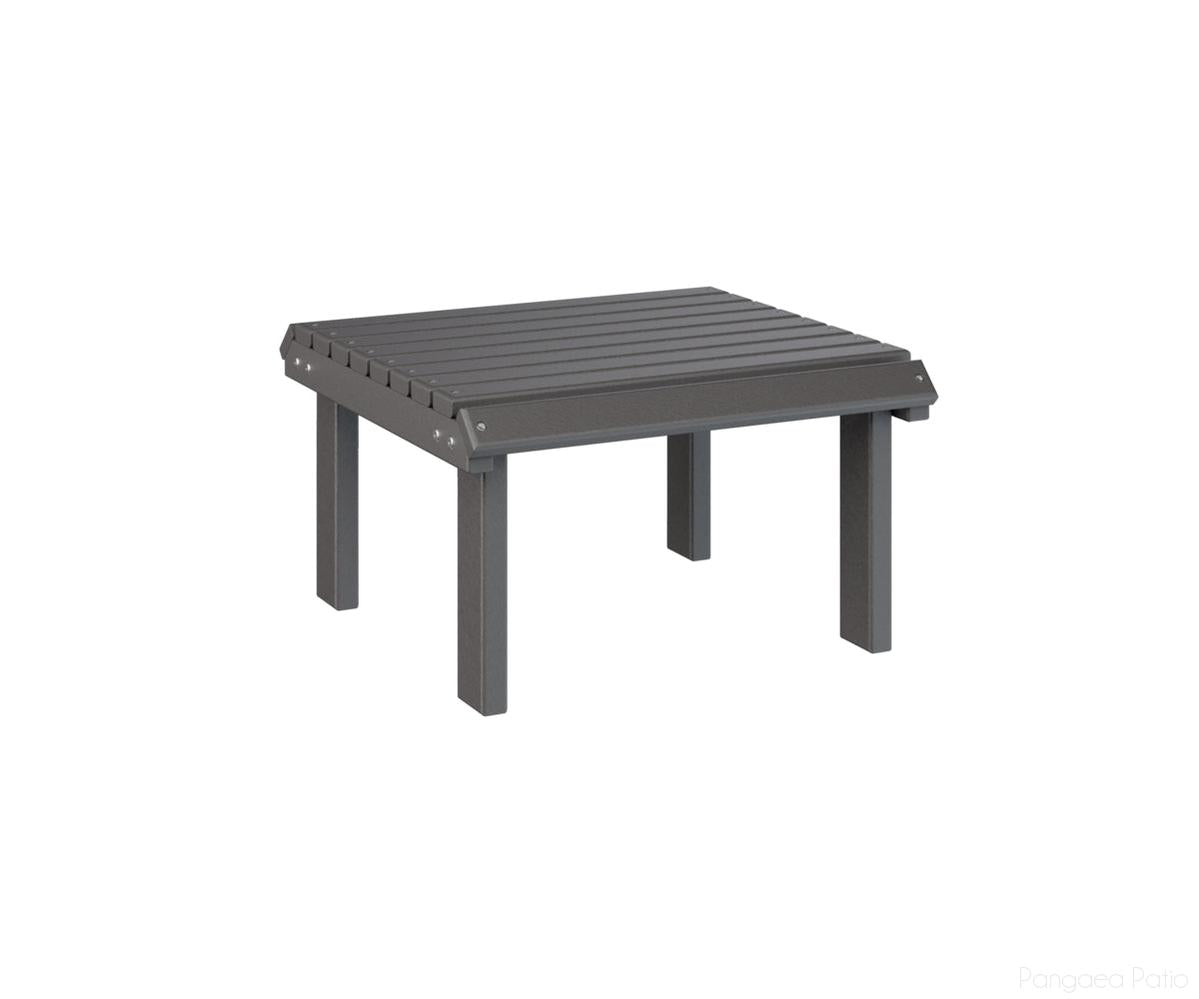BGPVSF2100SG-Berlin Gardens-Stationary Footstool-Smoke Gray BG-Pangaea Patio