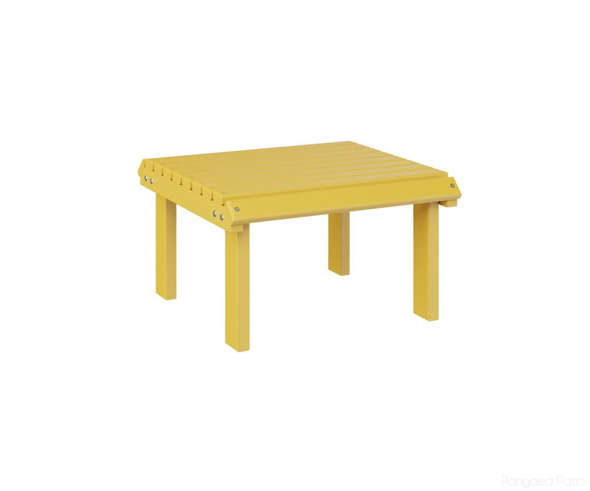BGPVSF2100SY-Berlin Gardens-Stationary Footstool-Sunburst Yellow BG-Pangaea Patio