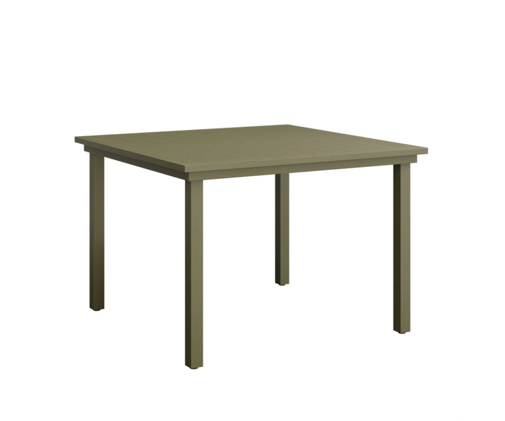 BGVAST0044DGS-Berlin Gardens-Vida 44″ Square Dining Table Aluminum Top-Pangaea Patio