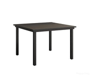 BGVAST0044DMB-Berlin Gardens-Vida 44" Square Dining Table Aluminum Top-Black Aluminum BG-Pangaea Patio