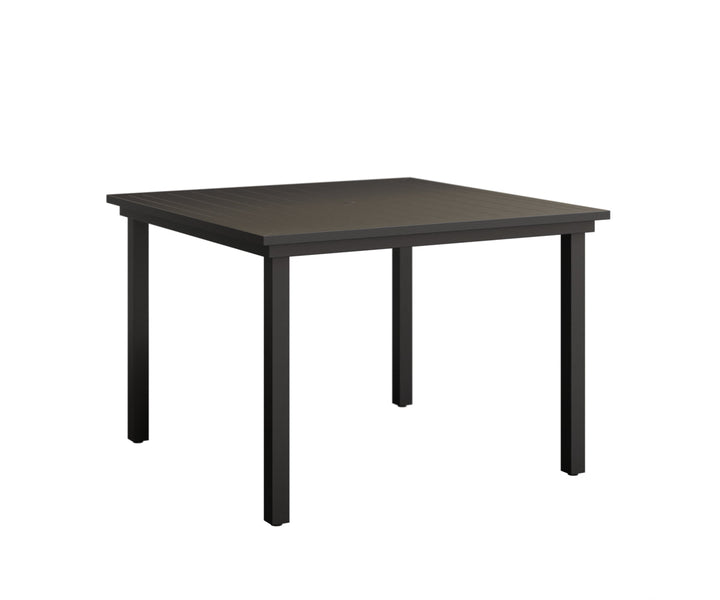 BGVAST0044DMB-Berlin Gardens-Vida 44″ Square Dining Table Aluminum Top-Pangaea Patio