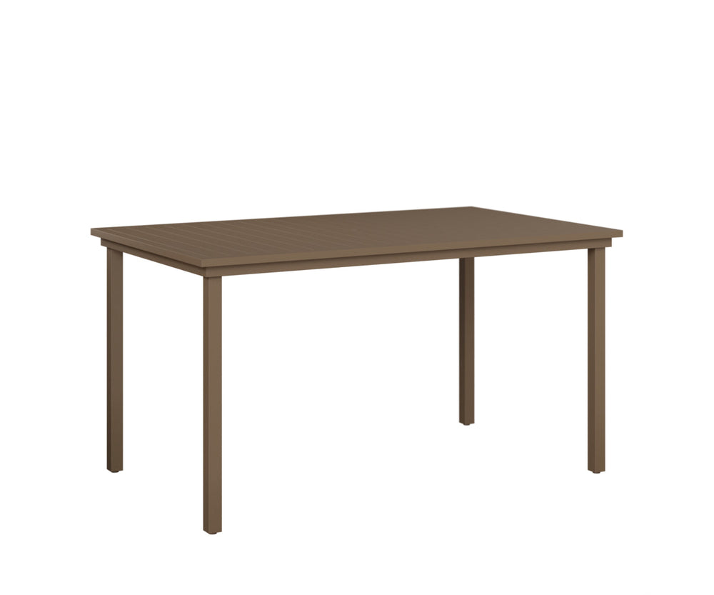 BGVART4473BCL-Berlin Gardens-Vida 44″ X 73″ Bar Table Aluminum Top-Pangaea Patio