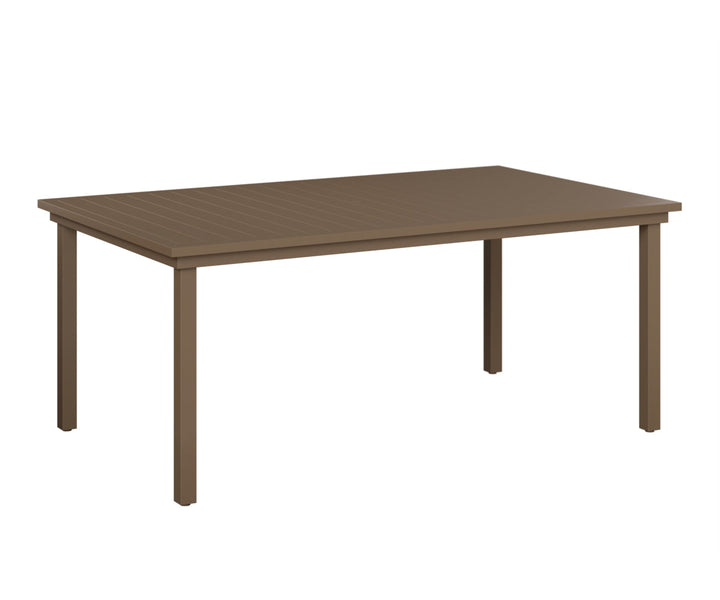 BGVART4473DCL-Berlin Gardens-Vida 44″ X 73″ Dining Table Aluminum Top-Pangaea Patio