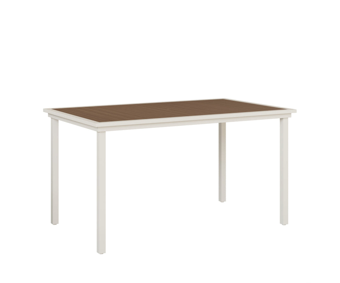 BGVPRT4473BMW-Berlin Gardens-Vida 44″ X 73″ Poly Bar Table-Pangaea Patio