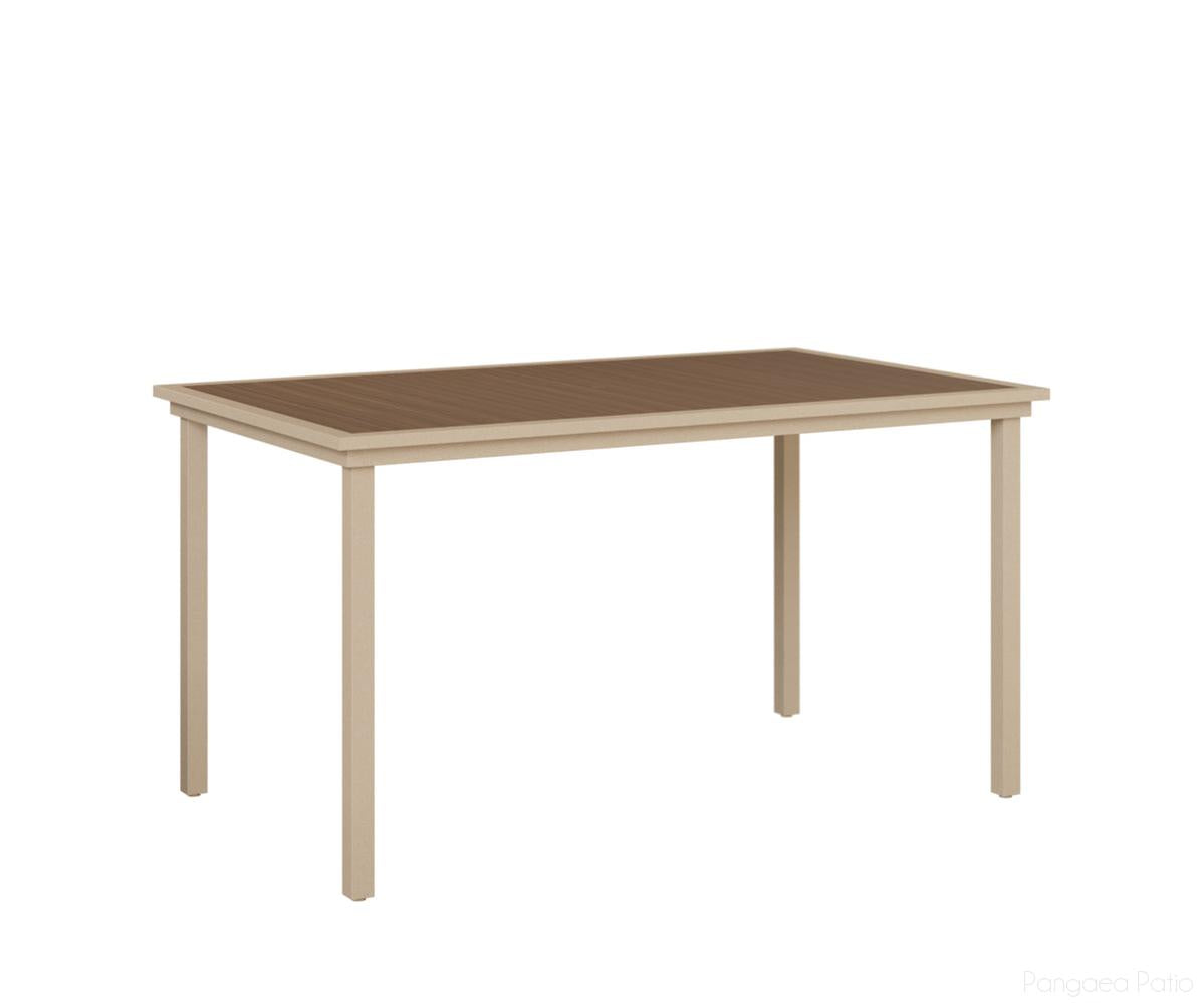 BGVPRT4473BLM-Berlin Gardens-Vida 44" x 73" Poly Bar Table-Luna Multi Aluminum BG-Pangaea Patio