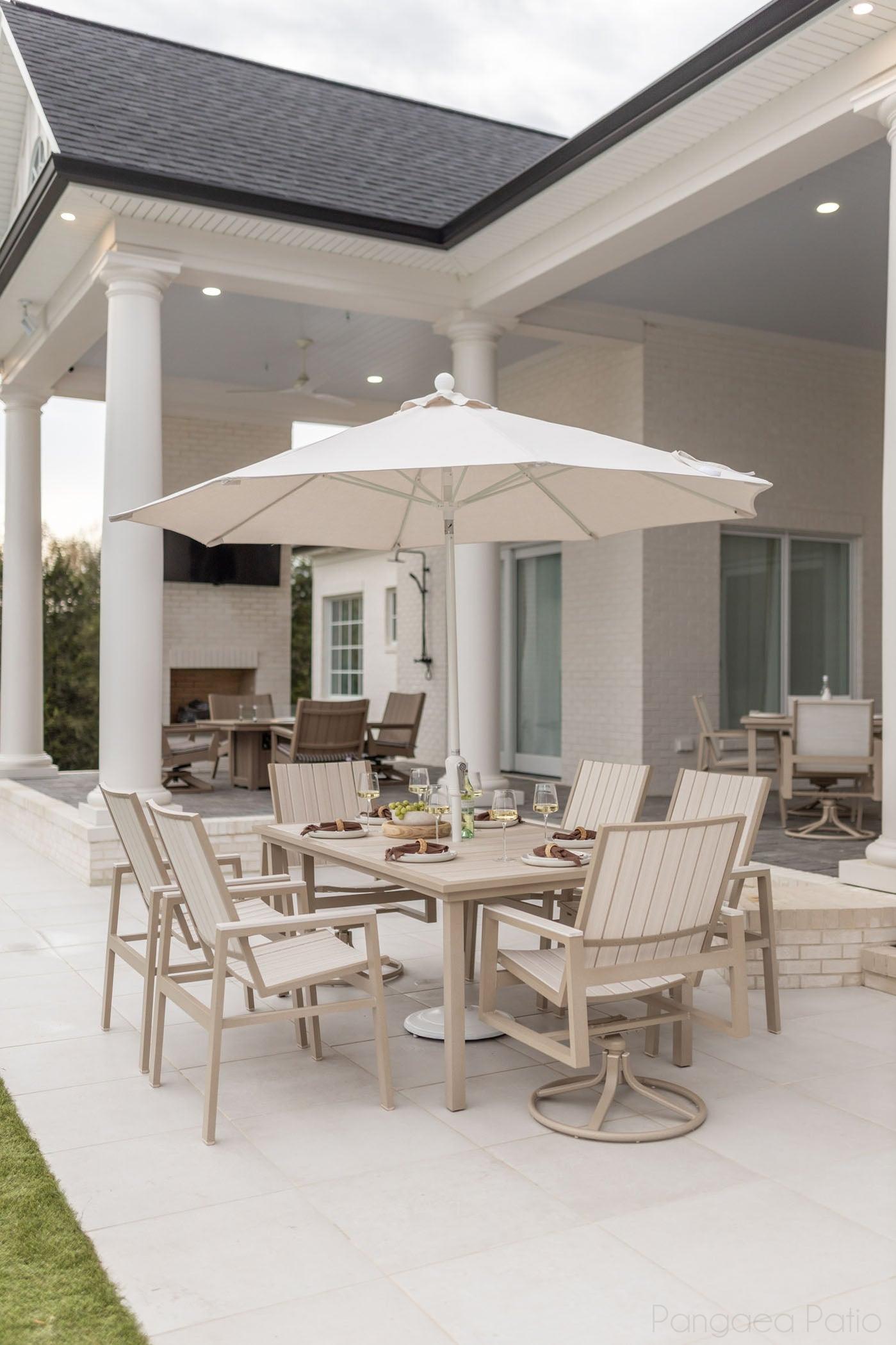 '-Berlin Gardens-Vida 44" x 73" Poly Dining Table-Pangaea Patio