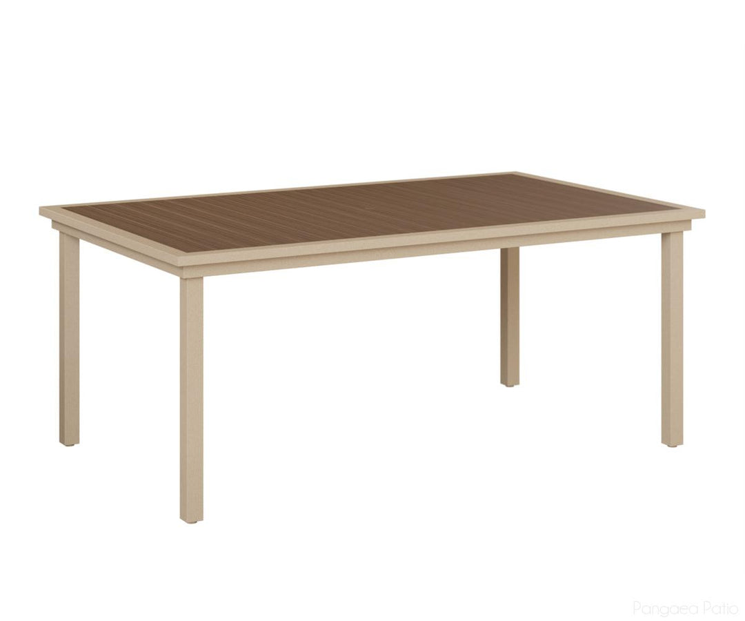 BGVPRT4473DLM-Berlin Gardens-Vida 44" x 73" Poly Dining Table-Luna Multi Aluminum BG-Pangaea Patio