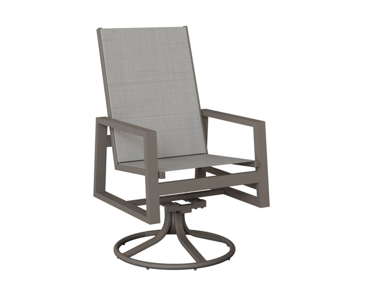 BGVSRDHSGR-Berlin Gardens-Vida High Back Sling Swivel Rocker Dining Chair-Pangaea Patio