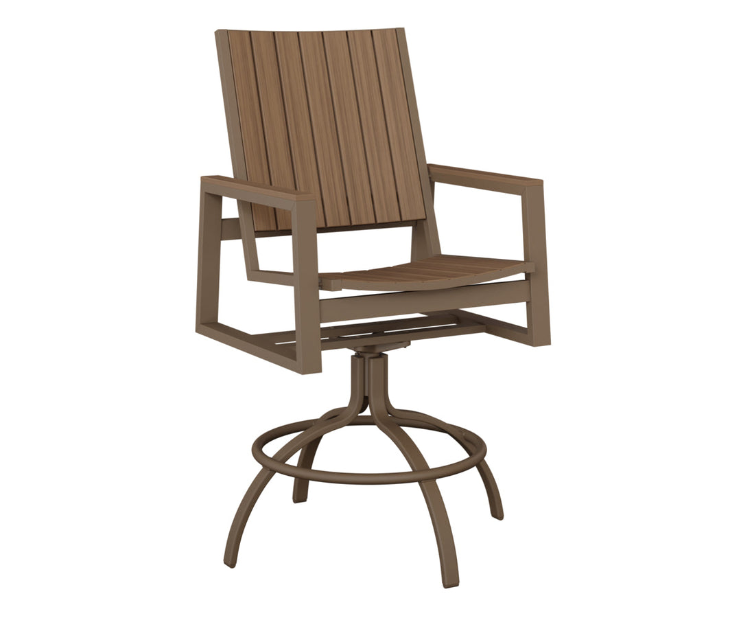 BGVSBPCL-Berlin Gardens-Vida Poly Swivel Bar Chair-Pangaea Patio