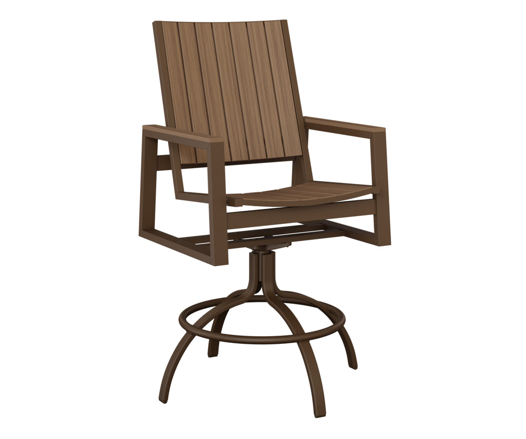 BGVSBPMV-Berlin Gardens-Vida Poly Swivel Bar Chair-Pangaea Patio