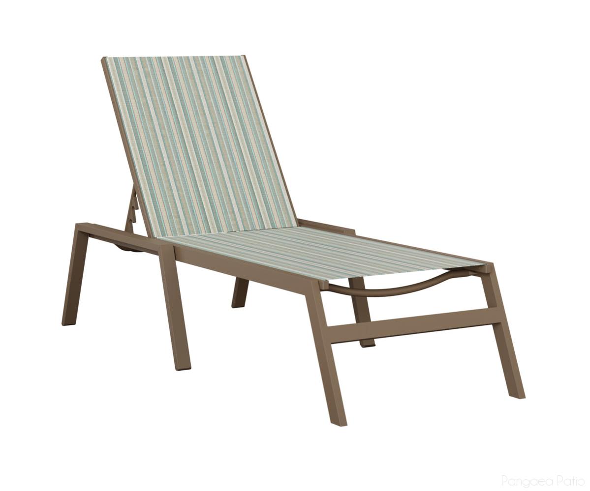 BGVCASCL-Berlin Gardens-Vida Sling Chaise Lounge-Clay Aluminum BG-Pangaea Patio