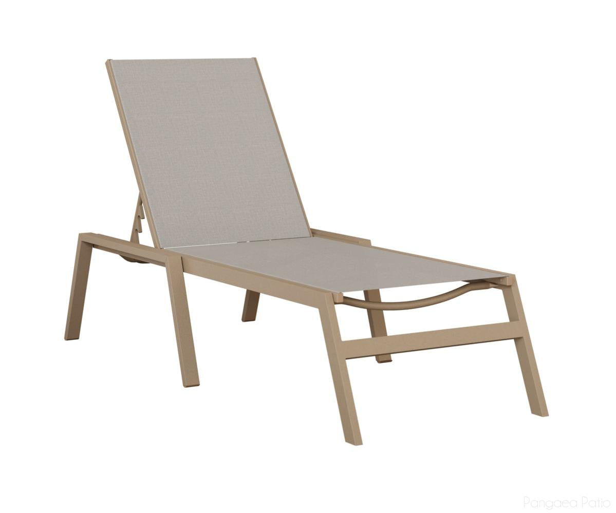 BGVCASOV-Berlin Gardens-Vida Sling Chaise Lounge-Oak Wood Vein Aluminum BG-Pangaea Patio