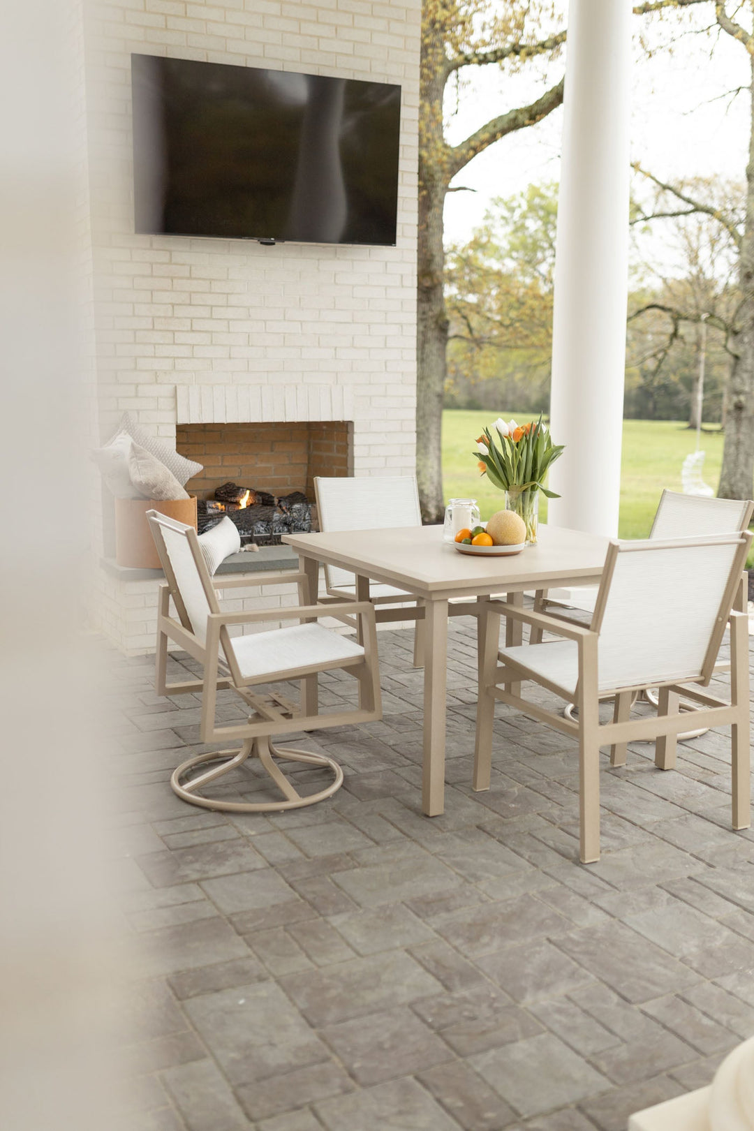 -Berlin Gardens-Vida Sling Dining Chair-Pangaea Patio