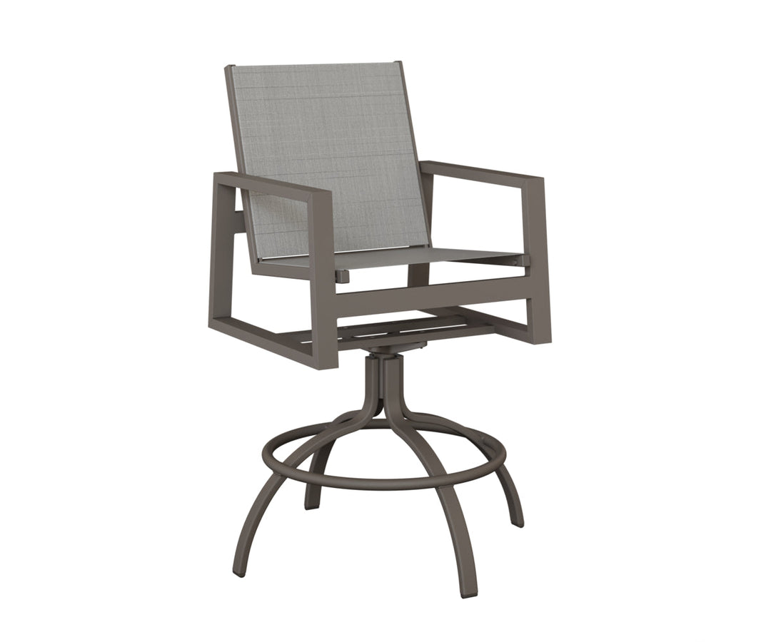 BGVSBSGR-Berlin Gardens-Vida Sling Swivel Bar Chair-Pangaea Patio