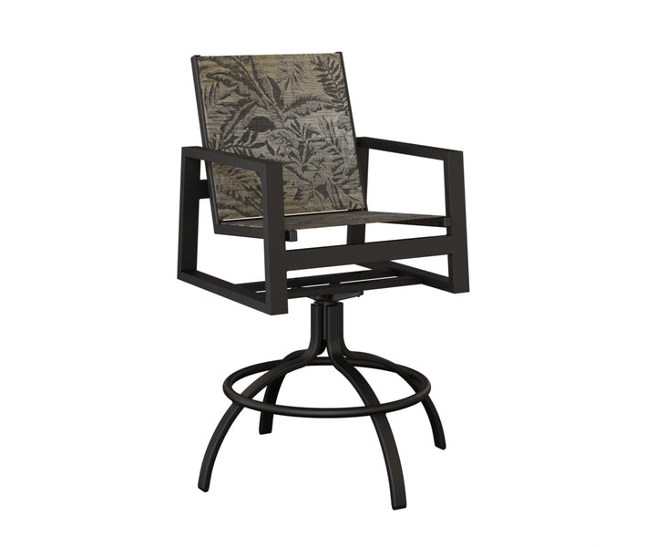 BGVSBSMB-Berlin Gardens-Vida Sling Swivel Bar Chair-Pangaea Patio