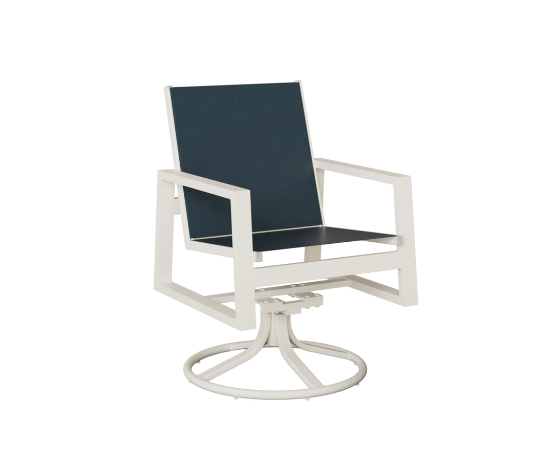 BGVSRDSMW-Berlin Gardens-Vida Sling Swivel Rocker Dining Chair-Pangaea Patio