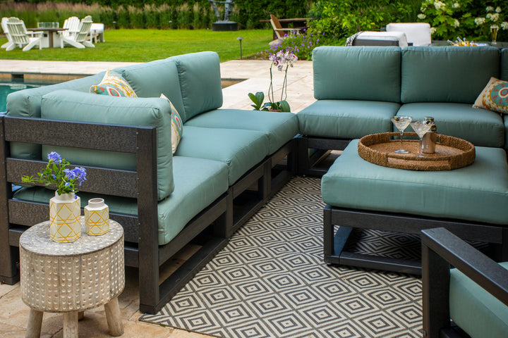 BZPB-1601-Breezesta-Palm Beach Sectional Corner (Frame Only)-Pangaea Patio