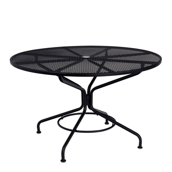 48" Contract +Plus Mesh Round Dining Umbrella Table