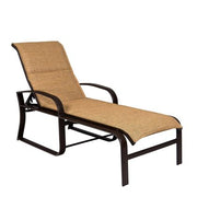 Cayman Isle Padded Sling Adjustable Chaise Lounge