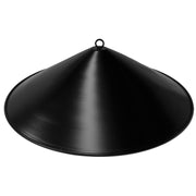 The Outdoor Plus Black Steel Cone Fire Pit Cover, 41-Inch