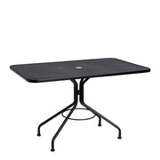 30" x 48" Contract +Plus Mesh Rectangular Dining Umbrella Table