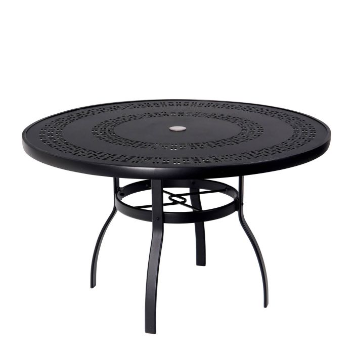 48" Deluxe Trellis Round Dining Umbrella Table