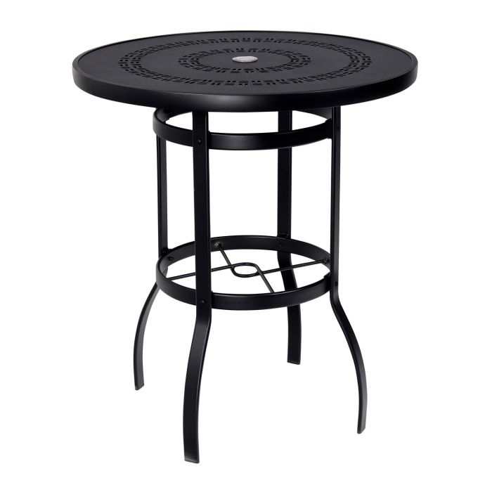 36" Deluxe Trellis Round Bar Height Umbrella Table