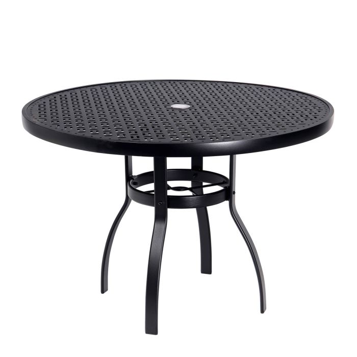 42" Deluxe Lattice Round Dining Umbrella Table