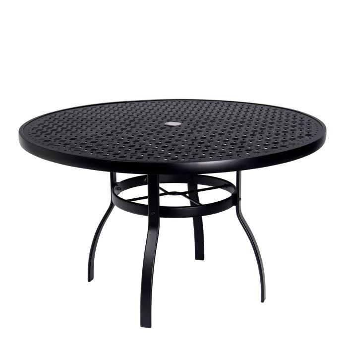 48" Deluxe Lattice Round Dining Umbrella Table