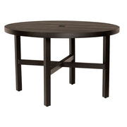 48" Tri-Slat Round Dining Umbrella Table