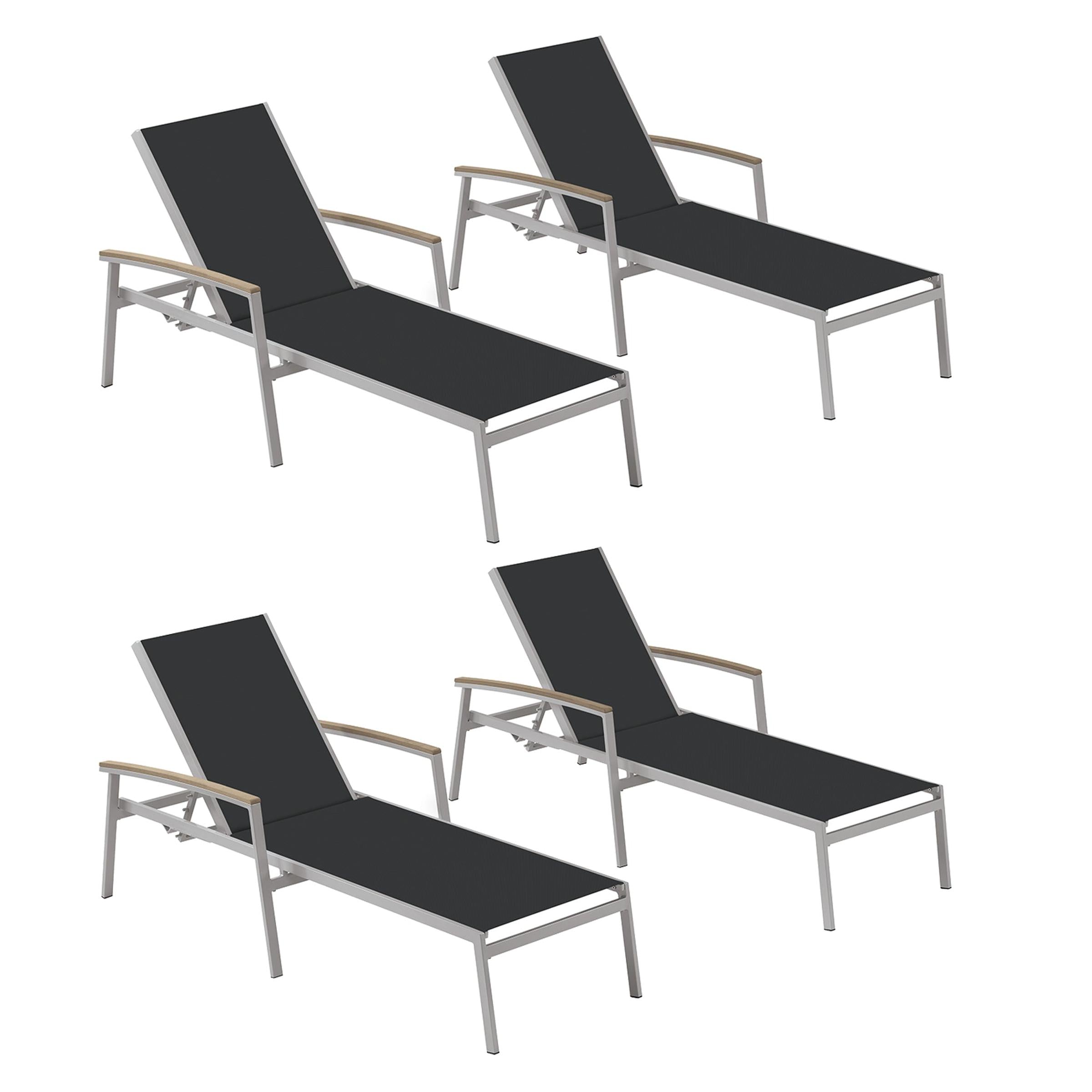 Travira Sling Chaise Lounge - Set Of 4