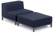 Koral 2-Piece Modular Set - Spectrum Indigo Upholstery
