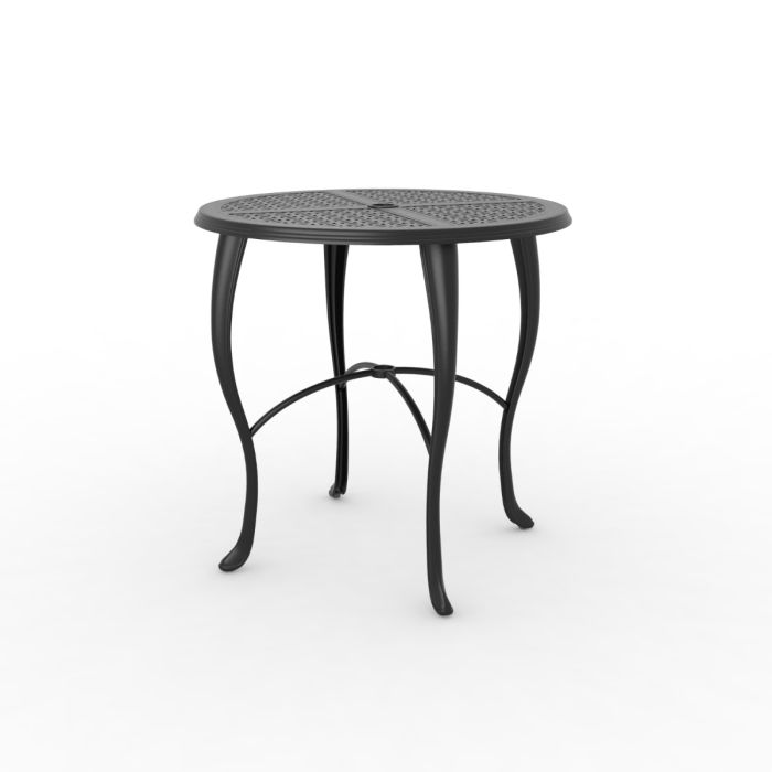 36" Hampton Cabriole Round Counter Height Umbrella Table