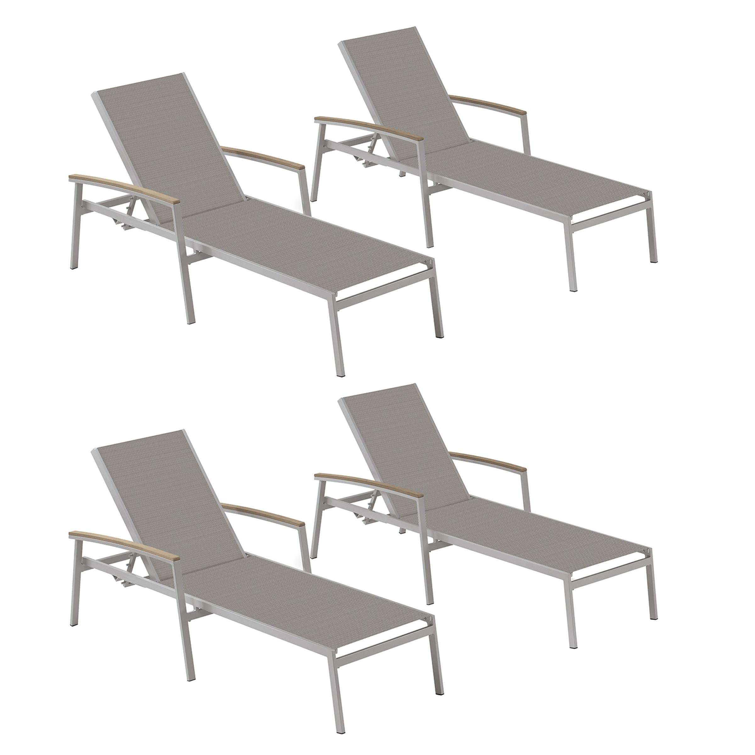 Travira Sling Chaise Lounge - Set Of 4