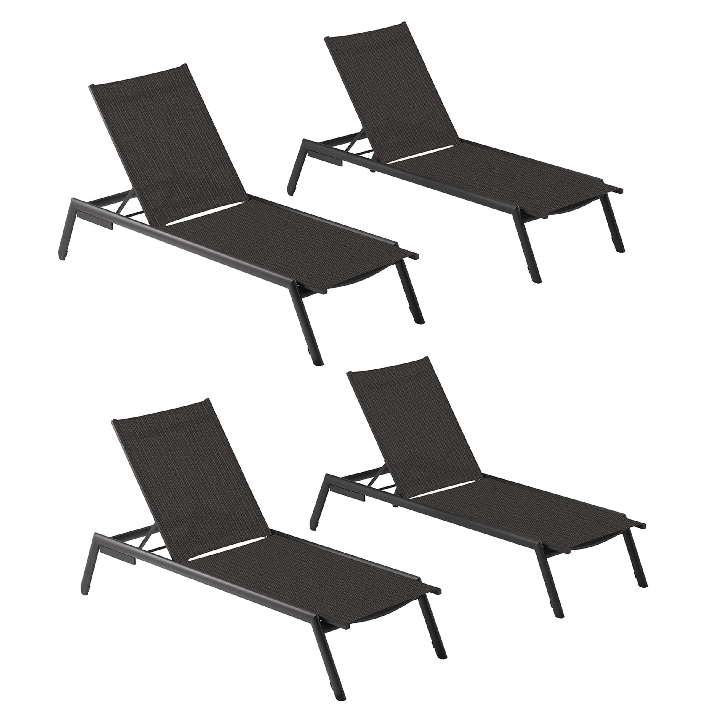 Eiland Armless Chaise Lounge - Set Of 4