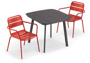 Kapri 3-Piece Dining Table and Armchair Set - Venetian