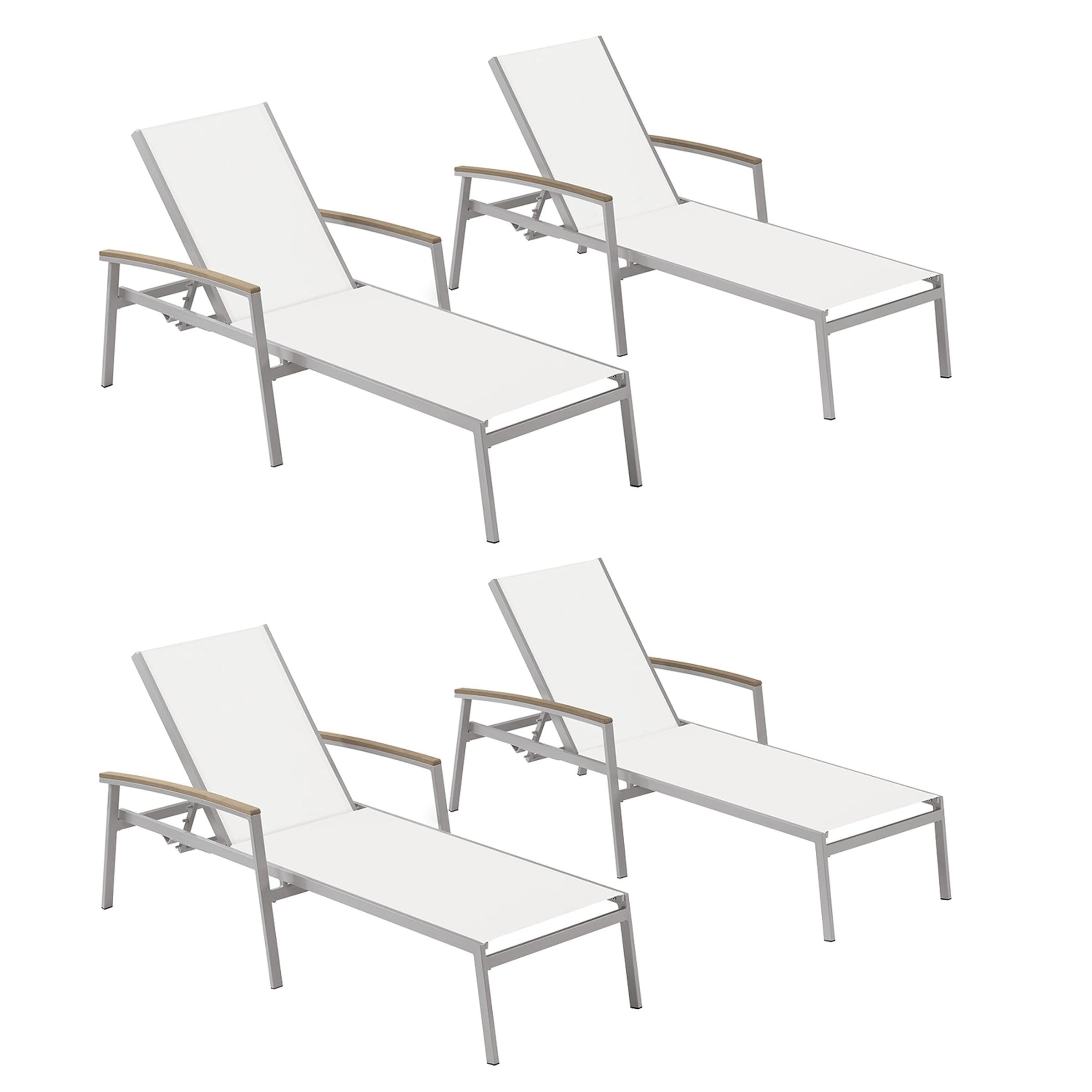 Travira Sling Chaise Lounge - Set Of 4