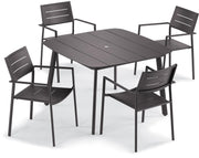 Eiland 5-Piece 45" Dining Table & Armchair Set