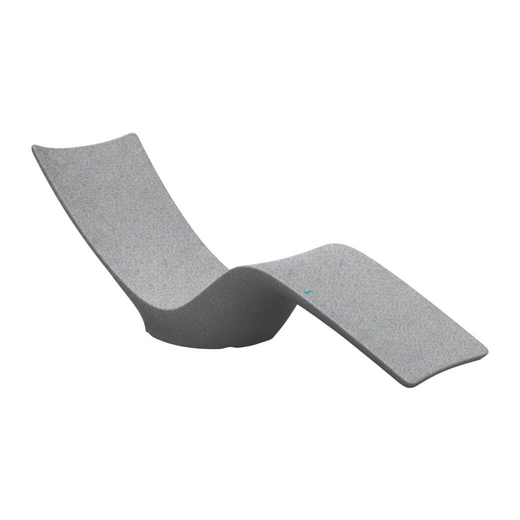 LL-AG-C-GG-Ledge Lounger-Autograph Chaise-LL Granite Gray-Pangaea Patio
