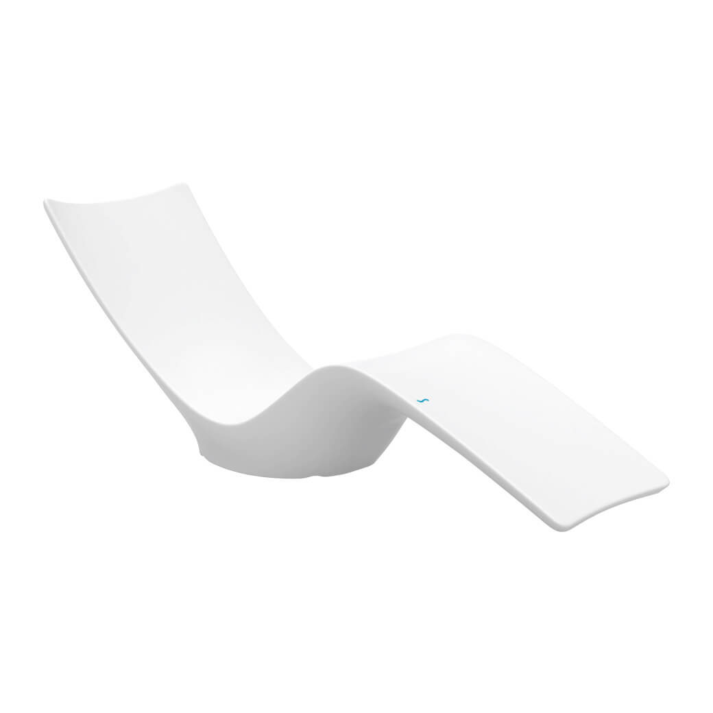 LL-AG-C-WH-Ledge Lounger-Autograph Chaise-LL White-Pangaea Patio