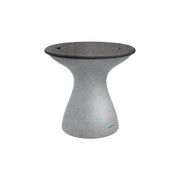 LL-AG-ST-T-HL-GG-FO-Ledge Lounger-Autograph Tall Ice Bin Side Table-LL Granite Gray Fog-Pangaea Patio