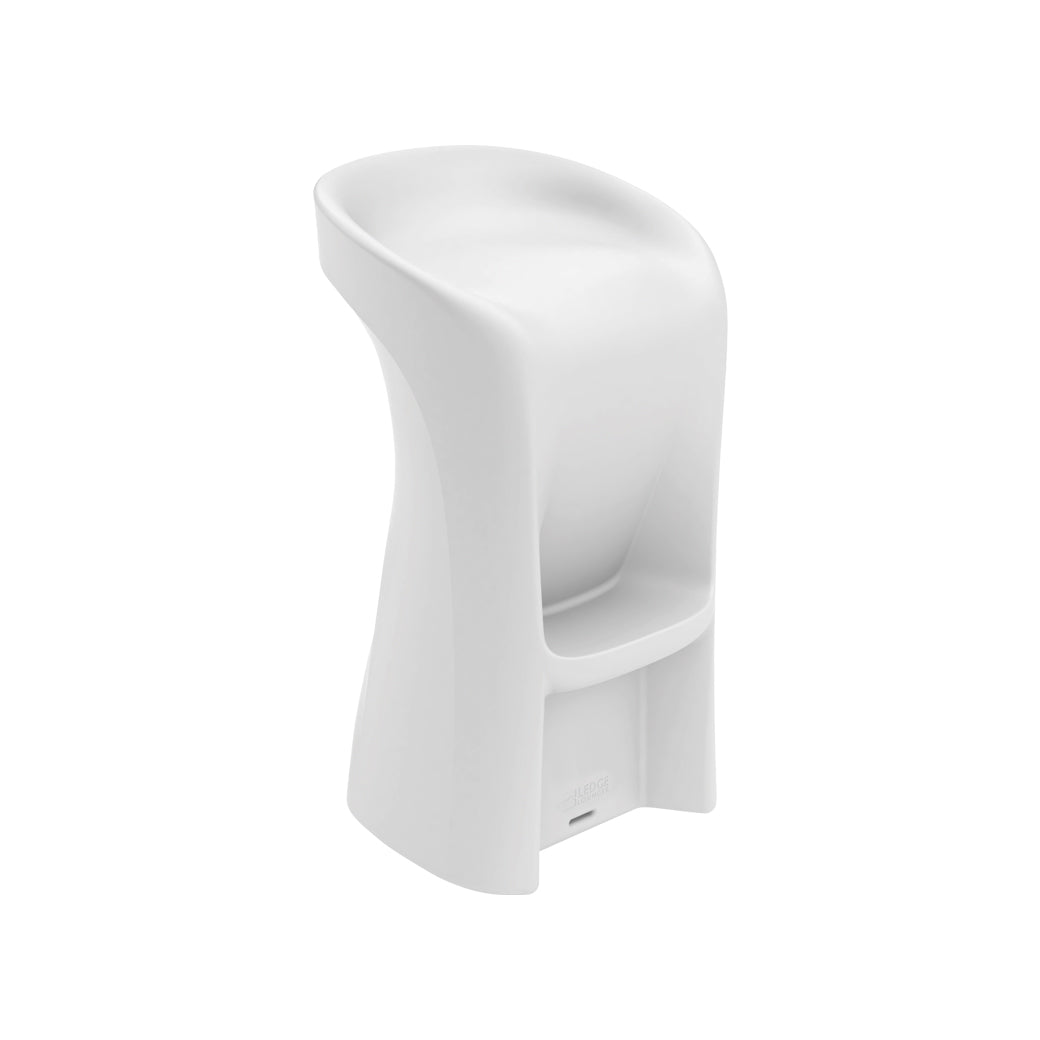 LL-SG-BS-42-WH-Ledge Lounger-Signature Barstool-LL White-Pangaea Patio