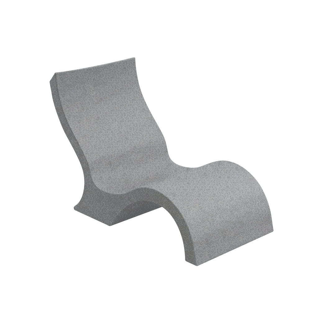 LL-SG-LBCR-GG-Ledge Lounger-Signature Chair Lowback-LL Granite Gray-Pangaea Patio