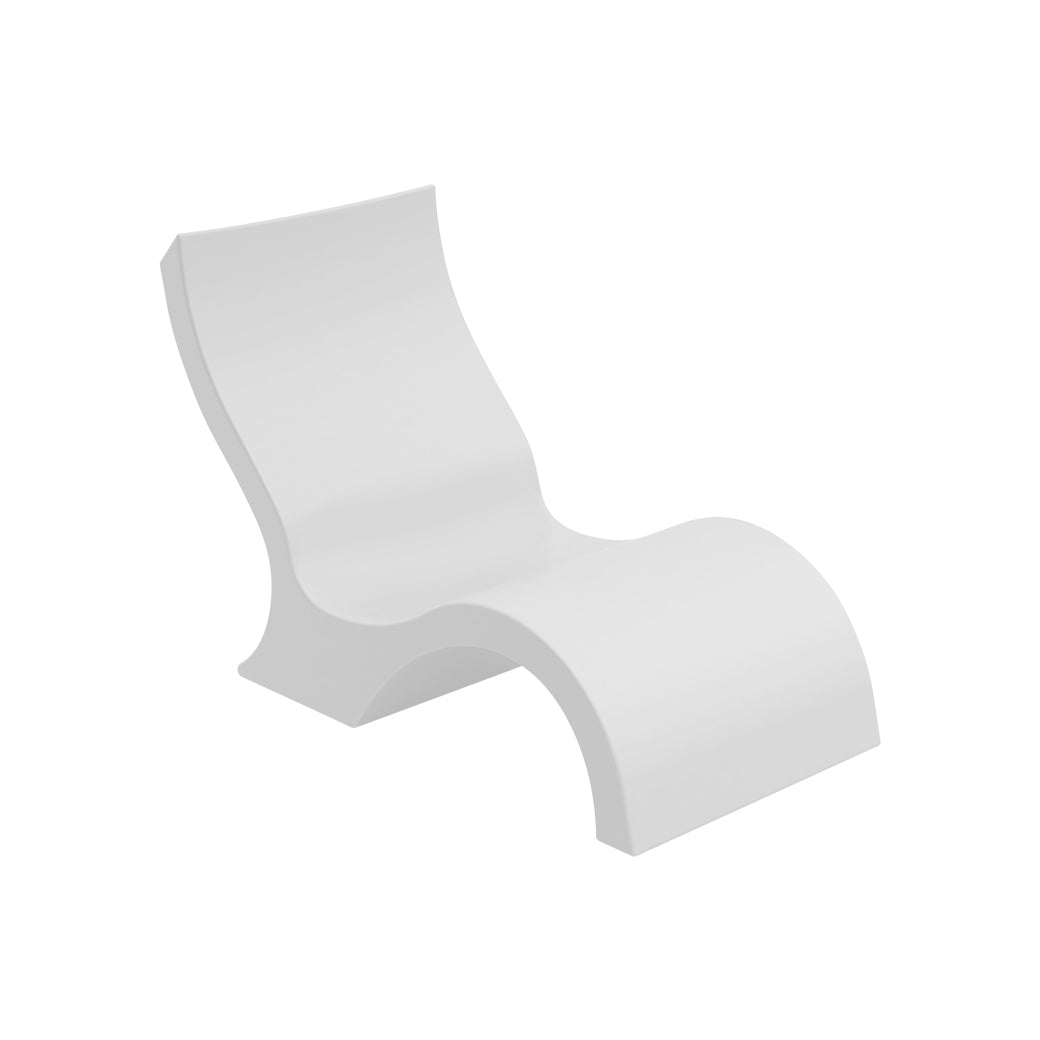 LL-SG-LBCR-WH-Ledge Lounger-Signature Chair Lowback-LL White-Pangaea Patio