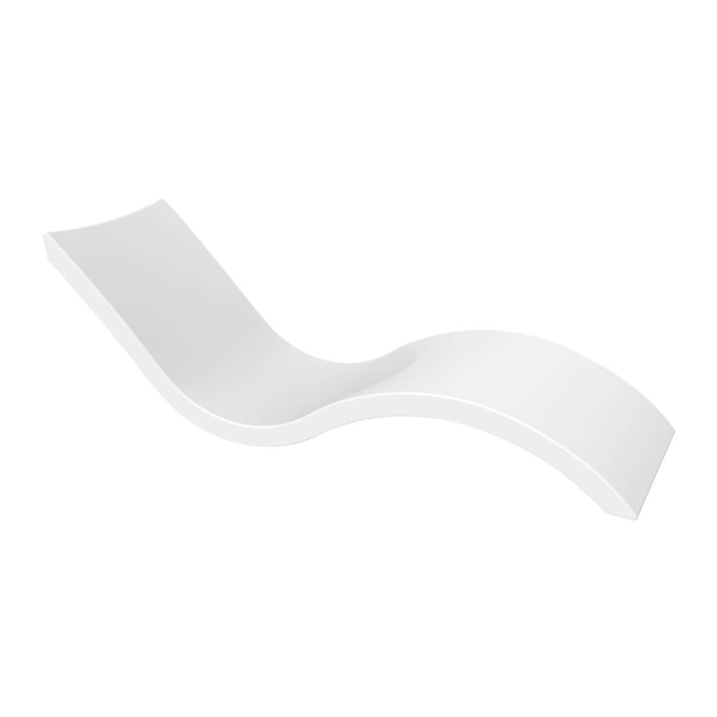 LL-SG-C-WH-Ledge Lounger-Signature Chaise-LL White-Pangaea Patio