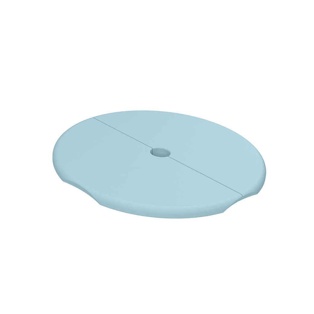 LL-SG-ST-22LOHV2-FS-Ledge Lounger-Signature Tall Ice Bin Side Table Lid W/ Umbrella Hole-LL Frost-Pangaea Patio