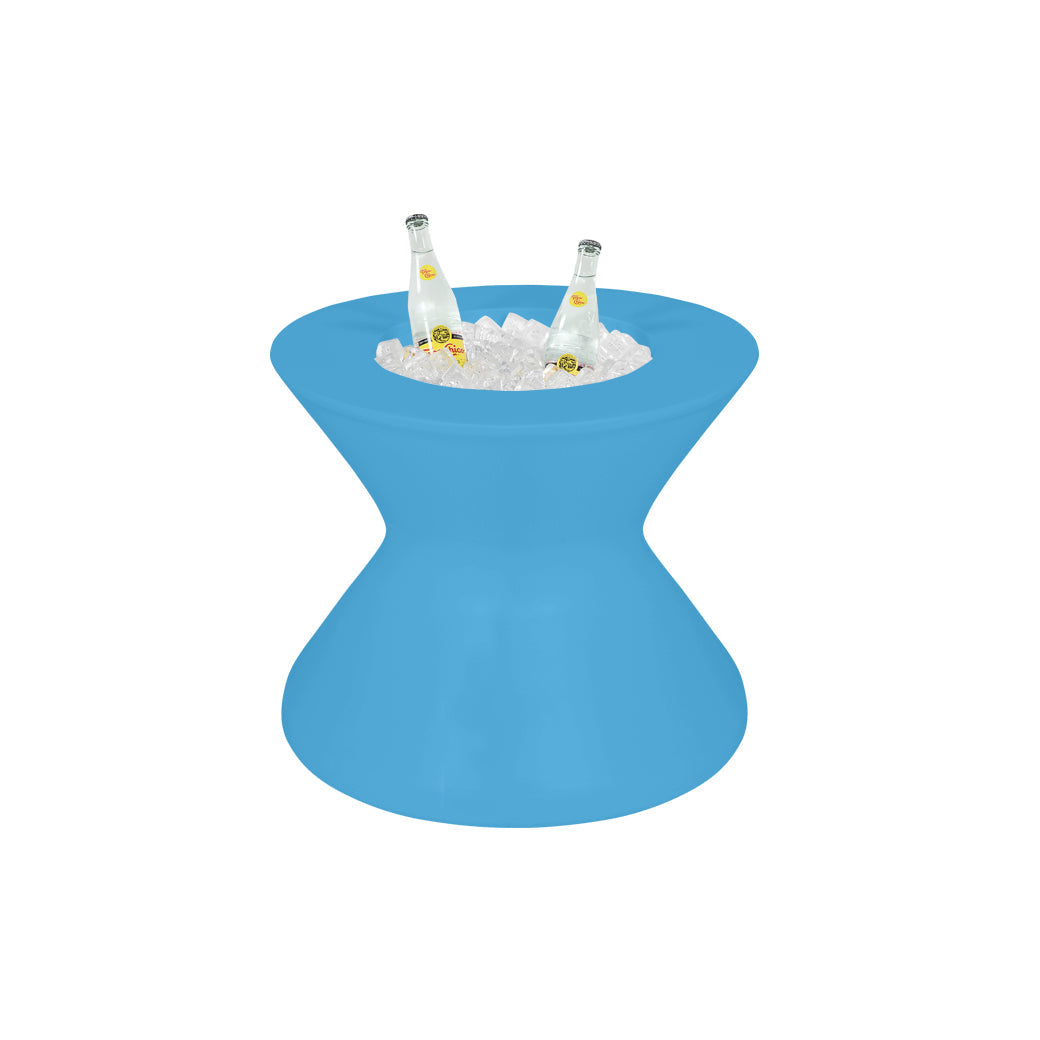 LL-SG-ST-22NL-LB-Ledge Lounger-Signature Tall Ice Bin Side Table W/O Lid-LL Light Blue-Pangaea Patio