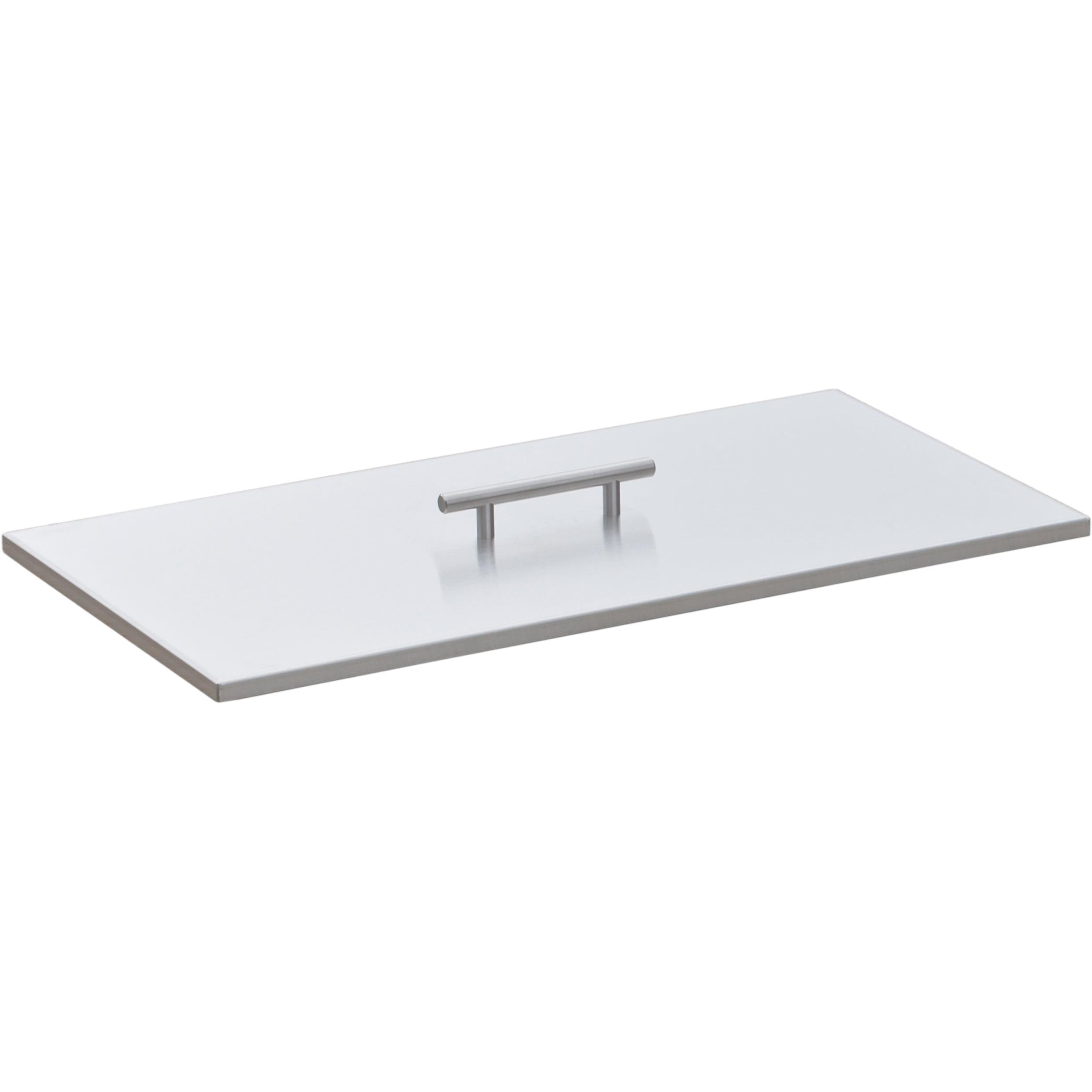 LC1224SSBC-LuxCraft-12" x 24" Stainless Steel Burner Cover-Pangaea Patio