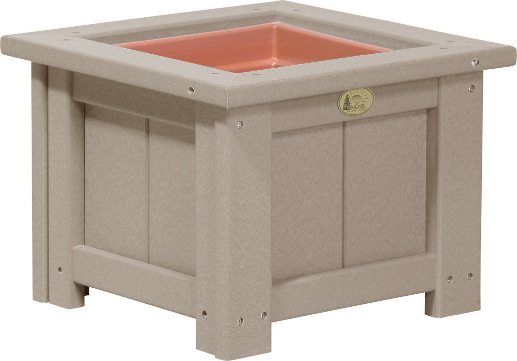 LCP15SPWW-LuxCraft-15" Square Planter-Pangaea Patio