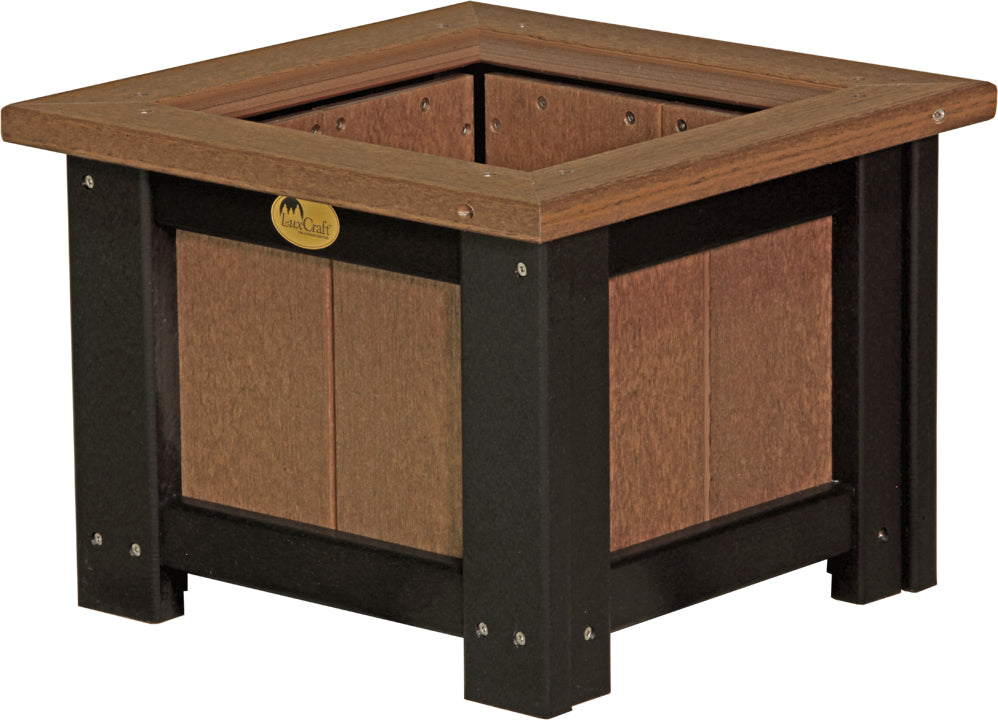 LCP15SPAMB-LuxCraft-15" Square Planter-Pangaea Patio